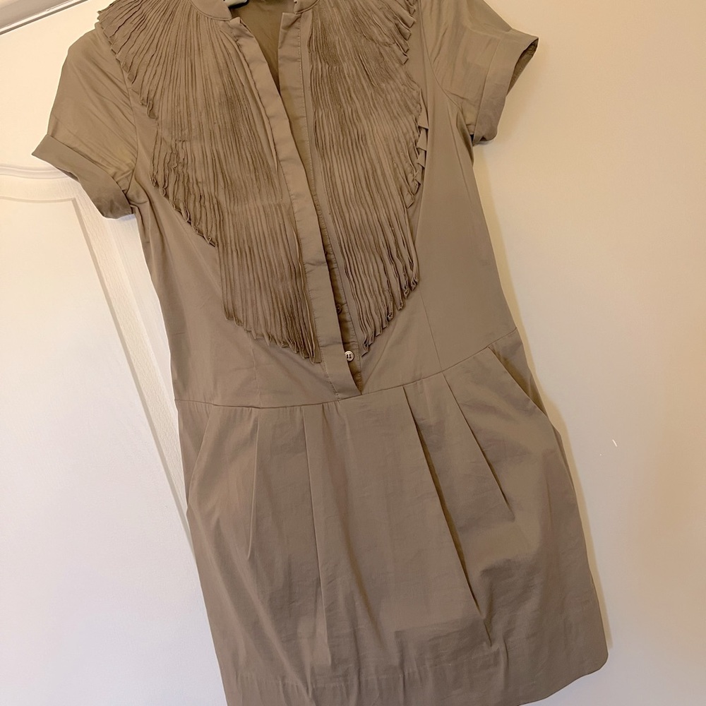BCBGMaxAzria KHAKI DRESS